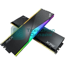 Оперативная память XPG Lancer, DDR5, 32Gb (2x16Gb), 6400MHz, CL32, DIMM, с радиаторами, RGB, черный