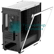 Компьютерный корпус Deepcool CH370 белый без БП mATX 1x120мм 1xUSB 2.0 1xUSB 3.0 audio bott PSU