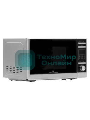 Микроволновая печь General Electronics GE DG420S атласное серебро, 20 л, 700 Вт, переключатели - сенсор, кнопки, поворотный механизм