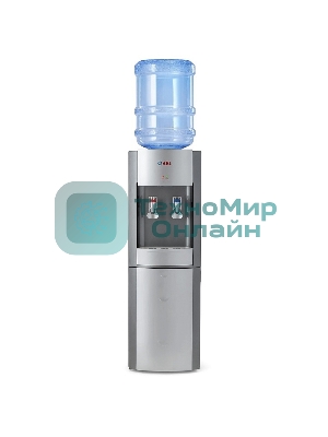 Кулер для воды AEL LD-AEL-28, верхняя загрузка, нагрев 90 °С, охлаждение 15 °С, серебристый/серый