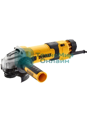 Угловая шлифовальная машина DeWalt DWE4257-QS 1500Вт 10000об/мин рез.шпин.:M14 d=125мм