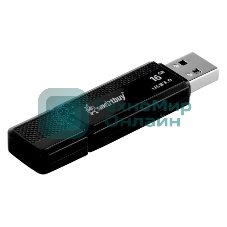 Флешка USB Smartbuy Dock (SB16GBDK-K3), 16Gb, USB 3.0/3.1, R/W 70/25, черный