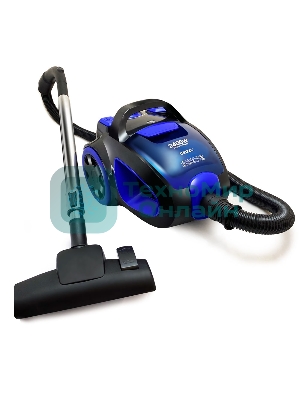 Пылесос Ginzzu VS437 черный/синий, 420/2400 Вт, уборка сухая, пылесборник контейнер 2,5 л