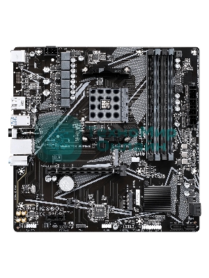 Материнская плата Gigabyte B550M-K WIFI6E, AM4, AMD B550, 4xDDR4, 4xSATA, 2xM.2, 1xPCIe 4.0 x16, 1xPCIe 3.0 x1, 1xHDMI, 1xDP, 1x1Gb LAN, Wi-Fi 6E, Bluetooth 5.3, 4xUSB-A 5Gbps, 4xUSB-A 2.0, 1xPS/2, 3x3.5 мм, 7.1, mATX