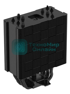 Кулер для процессора DEEPCOOL AG500 BK ARGb черный, 120 мм, алюминий/медь, 1850 об/мин, 29.4 дБ, 4 pin, 240 Вт, 155 мм