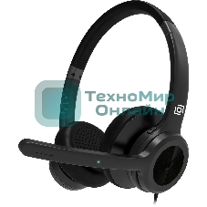 Гарнитура Oklick HS-L800 чёрный, проводная, USB