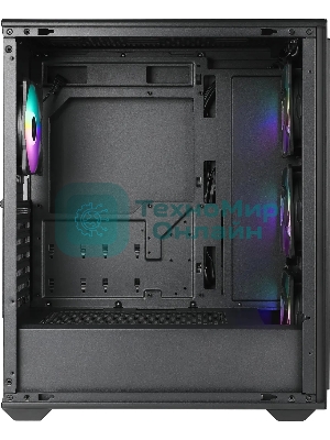 Компьютерный корпус Azza Forest черный без БП ATX 4x120мм 4x140мм 2xUSB 3.0 audio bott PSU