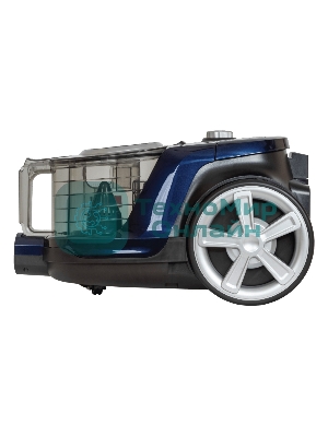 Пылесос JVC JH-VC430 синий, 360/2100 Вт, уборка сухая, пылесборник контейнер, 2.5 л