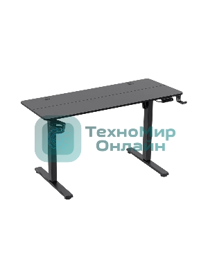 Стол игровой Defender компьютерный Saturn черн, регулир. высота 71-118 см