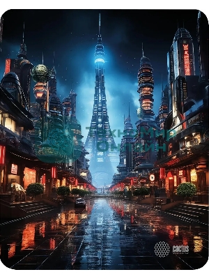 Коврик для мыши Cactus City 300x250x3мм (CS-MPC-D05M)