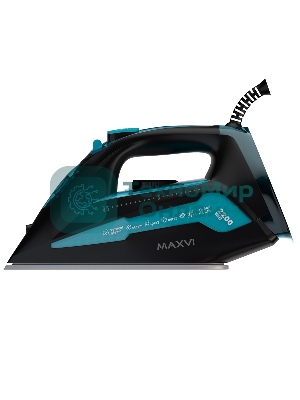 Утюг Maxvi SI2202 черный/бирюзовый