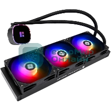 Система жидкостного охлаждения Thermalright Frozen Horizon 360 V2 ARGb Soc-AM5/AM4/1200/1700/1851 черный 4-pin 29.5dB Al Ret (F-HORIZON-360-BL-V2)