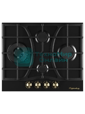 Газовая варочная панель Kuppersberg FS 610 Ant Bronze