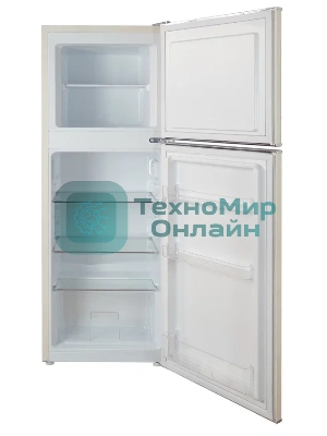 Холодильник Ascoli ARDFRY120 бежевый двухкамерный 84/36л морозилка сверху