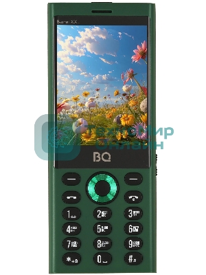 Мобильный телефон BQ 3598 Barrel XXL зеленый/черный