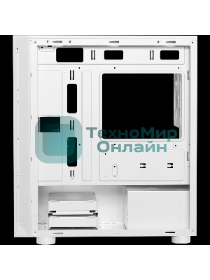 Компьютерный корпус без блока питания PCCooler LM300 ARGb WH, Tempered Glass Mid Tower, белый, ABS, TG, SPCC, 1x120мм ARGb mATX, ITX 170/330/mm 2x2.5