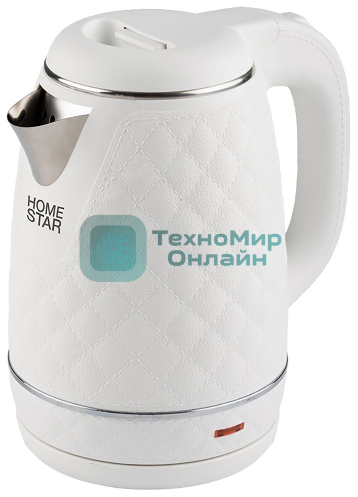 Чайник электрический Homestar HS-1007 1,7 л, 1500 Вт, белый