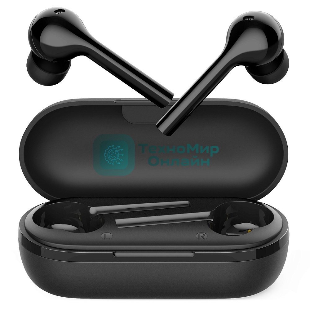 Наушники TWS CROWN CMTWS-5006 черный, внутриканальные, Bluetooth, сенсорное управление, до 4 ч