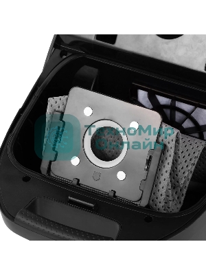 Пылесос Sharp ECKB19RR, красный/черный, 350/1900 Вт, уборка сухая, пылесборник мешок 2.3 л