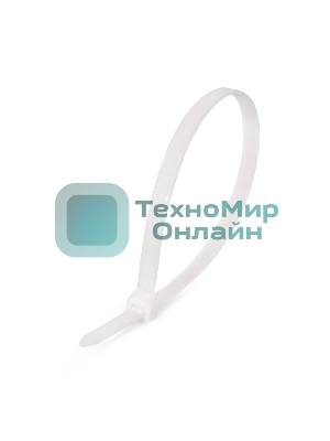 Нейлоновые стяжки Fortisflex КСС 5х500 белый 100 штук