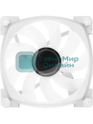 Вентилятор для корпуса Accord ACC-U12 ARGb 120х120x25 белый 4-pin 27дБ (ACC-U12 ARGb белый) brown box
