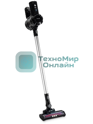 Пылесос вертикальный Vitek Starlight VT-8143 черный/серебристый, питание от аккумулятора, 35 Вт, уборка сухая, пылесборник 0.6 л, работа от АКБ max 30 мин