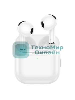 Наушники TWS Borofone BW83 белый, вкладыши, Bluetooth, до 4 ч