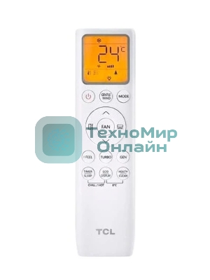 Cплит-система TCL TAC-TP09INV/R инвертор, 9000 BTU, 27 м², 22 дБ, охлаждение, обогрев, осушение, белый