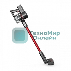 Пылесос вертикальный BQ VCA1000W серый/красный, питание от аккумулятора, 160 Вт, уборка сухая/влажная, пылесборник 0.5 л, работа от АКБ max 50 мин