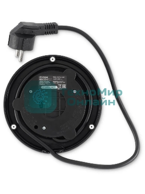 Чайник электрический Hyundai HYK-S2506 1.7 л, 2200 Вт, серебристый (корпус: металл)