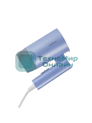 Фен Centek CT-2203 синий, 1600 Вт, компактный, ионизация