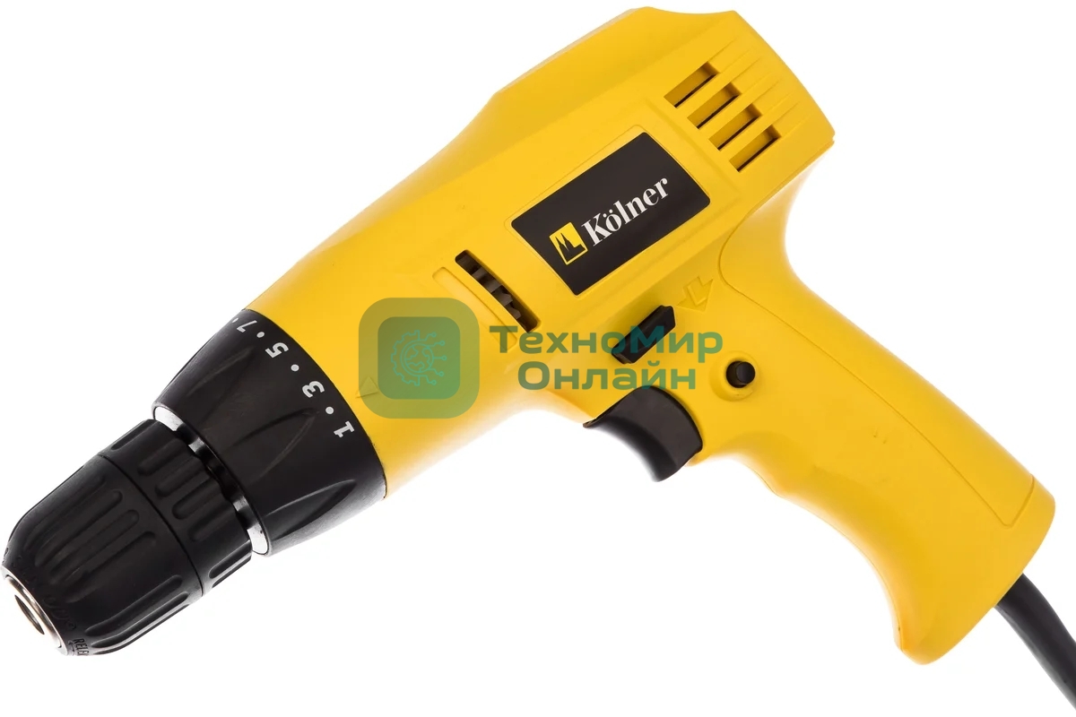 Дрель-шуруповерт Kolner KED 240 V, 240Вт, 13 Нм, щеточный