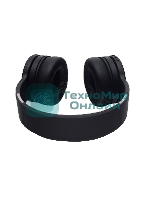 Беспроводные наушники Raskat ANC 1B черный, полноразмерные, Bluetooth + проводной, активное шумоподавление, складная конструкция, до 50 ч