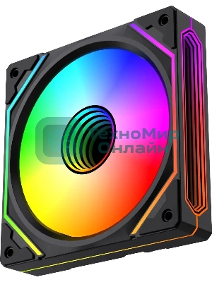 Вентилятор для корпуса Bloody BD-CF120ARGB5 LCD ARGB черный, 120 мм, 1600 об/мин, 26 дБ, 4 pin