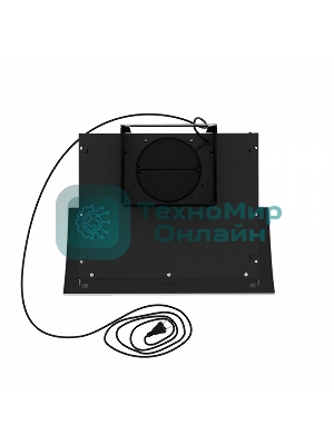 Вытяжка каминная Elikor Wave BK 50 черный, 50 см, 750 куб. м/ч, 56 дБ