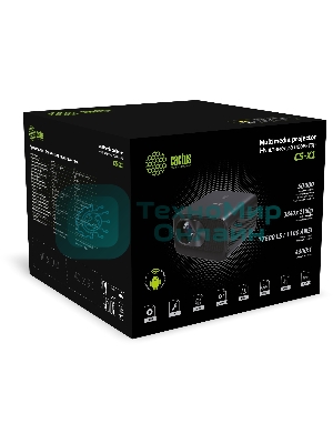 Проектор Cactus CS-X1.B LCD 1100Lm ANSI (4096x2160) 4300:1 ресурс лампы:50000часов 2xUSB typeA 2xHDMI 3кг
