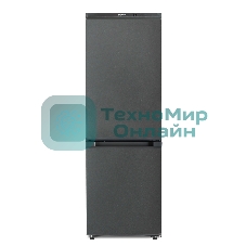 Холодильник Бирюса W418 графит двухкамерный 125/55л морозилка снизу
