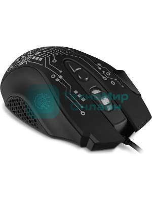 Мышь проводная SVEN RX-G715 черный, 3200 dpi, USB, кнопки - 8