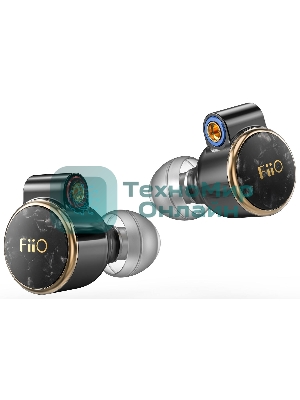 Проводные наушники FiiO FD3 черный/медный, внутриканальные, Jack 3.5 мм