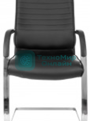 Кресло компьютерное Бюрократ T-8010-LOW-V/BLACK черный, искусственная кожа