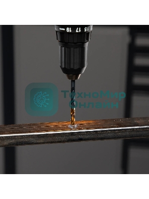 Набор сверл по металлу Denzel 1,5-6,5 мм, HSS-Tin, Golden Tip, 13 шт