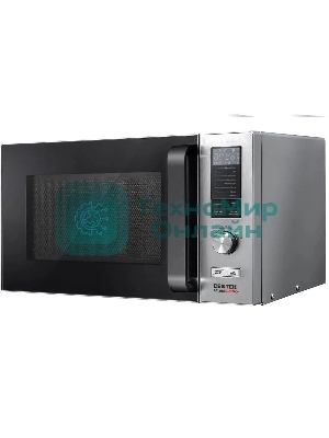 Микроволновая печь Centek CT-1567 серебристый/стальной, 25 л, 900 Вт, переключатели - кнопки, поворотный механизм