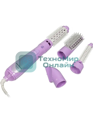 Фен-щётка Panasonic EH-KA42-V865 фиолетовый/серый, 600 Вт, 25/40 мм