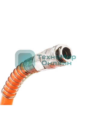 Шланг Patriot пневматический армированный RPH 15 (длина 15 м, диаметр 10х16, раб/макс давление 20/60 бар, мин/макс температура -35/70С, быстросъем рапид)