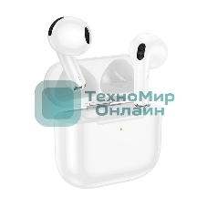 Наушники TWS Borofone BW83 белый, вкладыши, Bluetooth, до 4 ч