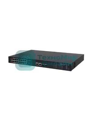 Коммутатор Dahua DH-PFS3220-16GT-240, 16×1 Гбит/с + 2×1 Гбит/с SFP, неуправляемый