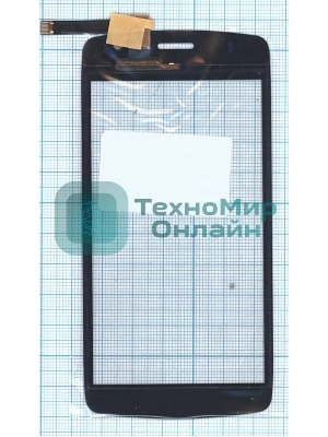 Сенсорное стекло (тачскрин) для DNS S4701, черное