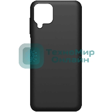 Чехол (клип-кейс) BoraSCO Silicone Case для Samsung Galaxy A12 черный (матовый)