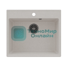 Кухонная мойка Maunfeld Perla 580 MFQS-580W кремовый