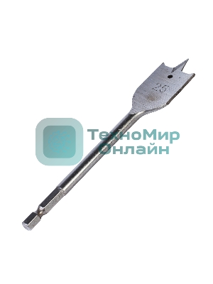 Сверло PATRIOT по дереву перовое 25 мм х 150 мм, 1 шт в блистере